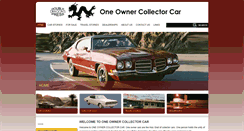 Desktop Screenshot of oneownercollectorcar.com